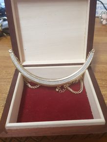 Vintage silver dust necklace