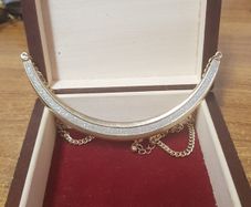 Vintage silver dust necklace