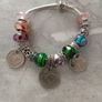 Pandora Bracelet with 13 Charms & 3 Pre decimal Coins Image 2