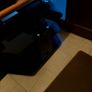 Tapered Tempered Glass TV Table, Width Front 39 Inches, Width Back 23 inches, Depth 16 inches, Height 19.5 inches Image 10