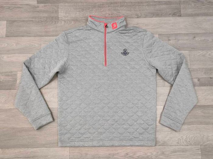 FootJoy FJ Half Zip Quilted Golf Jumper Mens Medium