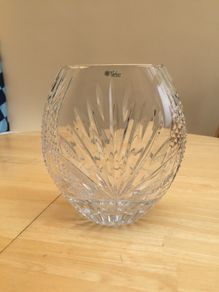 Heavy Galway Crystal Vase