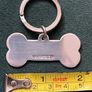 Dog Bone Collar Tag Keyring 925 Sterling Silver English Hallmarks Ari D Norman Image 3