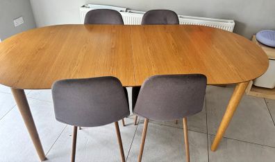 Dining table and