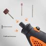 Rotary Tool Kit, 6 Variable Speed 10000-32000 RPM, 82 - 112 Accessories 4 Attachments and Carrying Case Flex Shaft, Rotary Multi Tool for Around The House and Crafting Projects Image 7