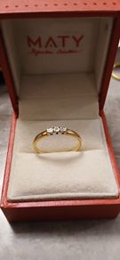 9ct trilogy ring