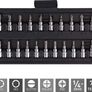 46 Piece Socket Set Metric Tool Kit 1/4'' Wrench Handle, Tool Kits for Home Car Repair Kit with Extension Bars, Quick Release Reversible Ratchet Socket Wrench Set for Car Motorcycle (FREE POSTAGE) Image 4