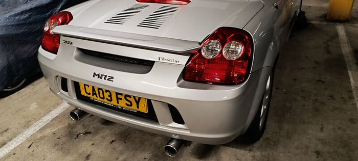 Toyota MR2 mk3 ZZW30 Roadster MR-S Spyder TTE ducktail spoiler