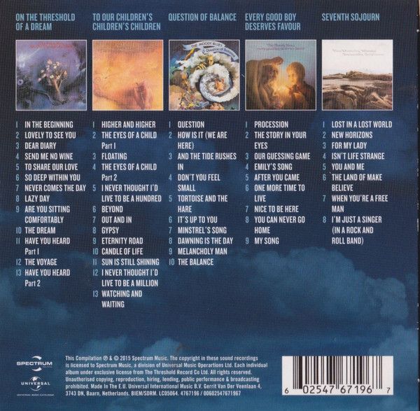 The Moody Blues. 5 Classic Albums. Free Postage!