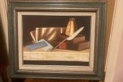 Still life oil painting free postage