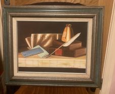 Still life oil painting free postage