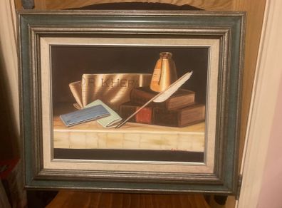 Still life oil painting free postage