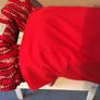 SAVIDA Wildfire Printed Midi Dress New RED Image 7