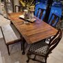 Beautiful Extendable Table, Chairs & Bench Image 2