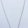 PANDORA Sterling Silver 925 Blue Zircon Stone Love Necklace length 18" - 3,61g Image 3