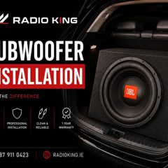 Subwoofer Installation Dublin | Professional Car Audio Upgrade