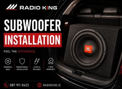 Subwoofer Installation Dublin | Professional Car Audio Upgrade