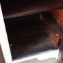 Antique side board & matching mirror Image 7