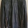 Mens All Saints leather biker jacket Size XS Image 2