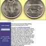 1937 Irish Shilling Silver 75% AU  rare in this condition Image 3