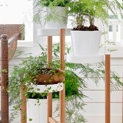 Ikea satsumas bamboo plant stand
