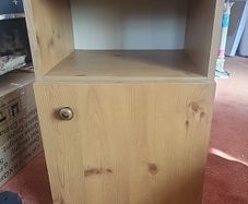 Pine bedside locker