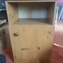 Pine bedside locker