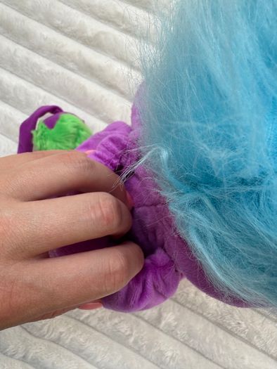 Spin Master Purple Blue Green Yikes Popples Plush Used Please see pictures