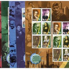 1999/2000 Ireland 6 Different Ireland Millennium Commemorative Stamps Sheets (Full Sheet) Mint Never Hinged (MNH)