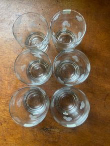 Duiske glass tumblers x 6