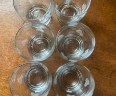 Duiske glass tumblers x 6