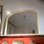 Mirror, Over mantel stylish, cream, cracked paint finish Image 2