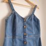 Denim Dress Size Uk 16 Image 4