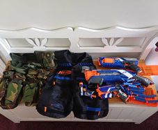 Nerf gun collection
