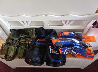 Nerf gun collection