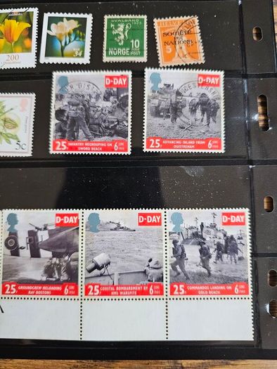 World Stamps UK USA France Denmark New Zealand Swiss India Bermuda Croatia Portugal
