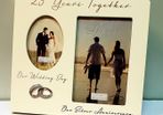 25th Wedding Anniversary Frame