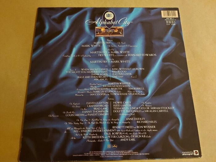 Abc - Alphabet City - Vinyl Record + Hundreds More