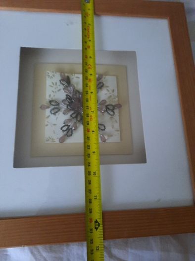 beaded framed picture