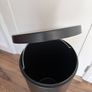 Modern Matte Black Kitchen Pedal Bin 30 L - Soft Close & Removable Liner Image 3