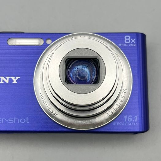 Sony DSC-W730 16.1MP Digital Camera Blue - Full Kit