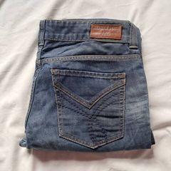 Hilfiger Sally low bootcut size 34/30 zip fly glazed worn in good condition