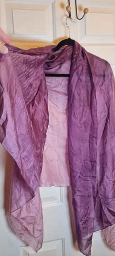 Large purple gradient scarf