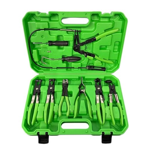DSD TOOLS Tools 9pc Auto Hose Clamp Removal Clip Fixings Pliers Set