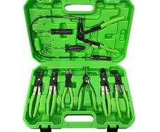 DSD TOOLS Tools 9pc Auto Hose Clamp Removal Clip Fixings Pliers Set