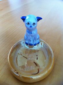 Porcelain Dog Trinket