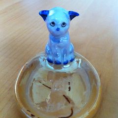 Porcelain Dog Trinket