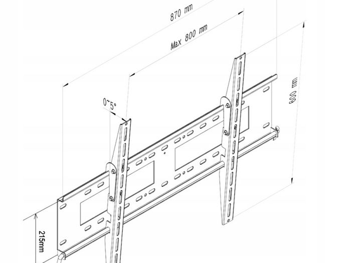 Tv Wall Mount Bracket Flat Tilt 37-100"
