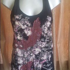 Tokyo Rose top with beads size L UK14/16 EU42/44 Postage included
