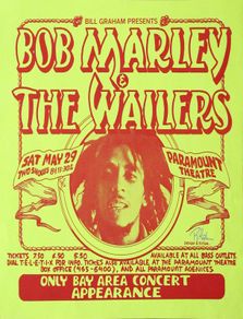 Bob Marley - Paramount - Rare Mini Print/Poster